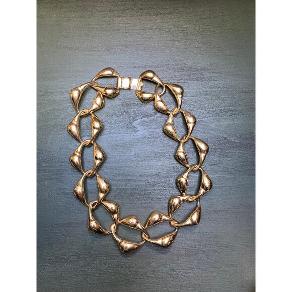 Vintage Necklace Chunky Choker - Picture 2 of 5